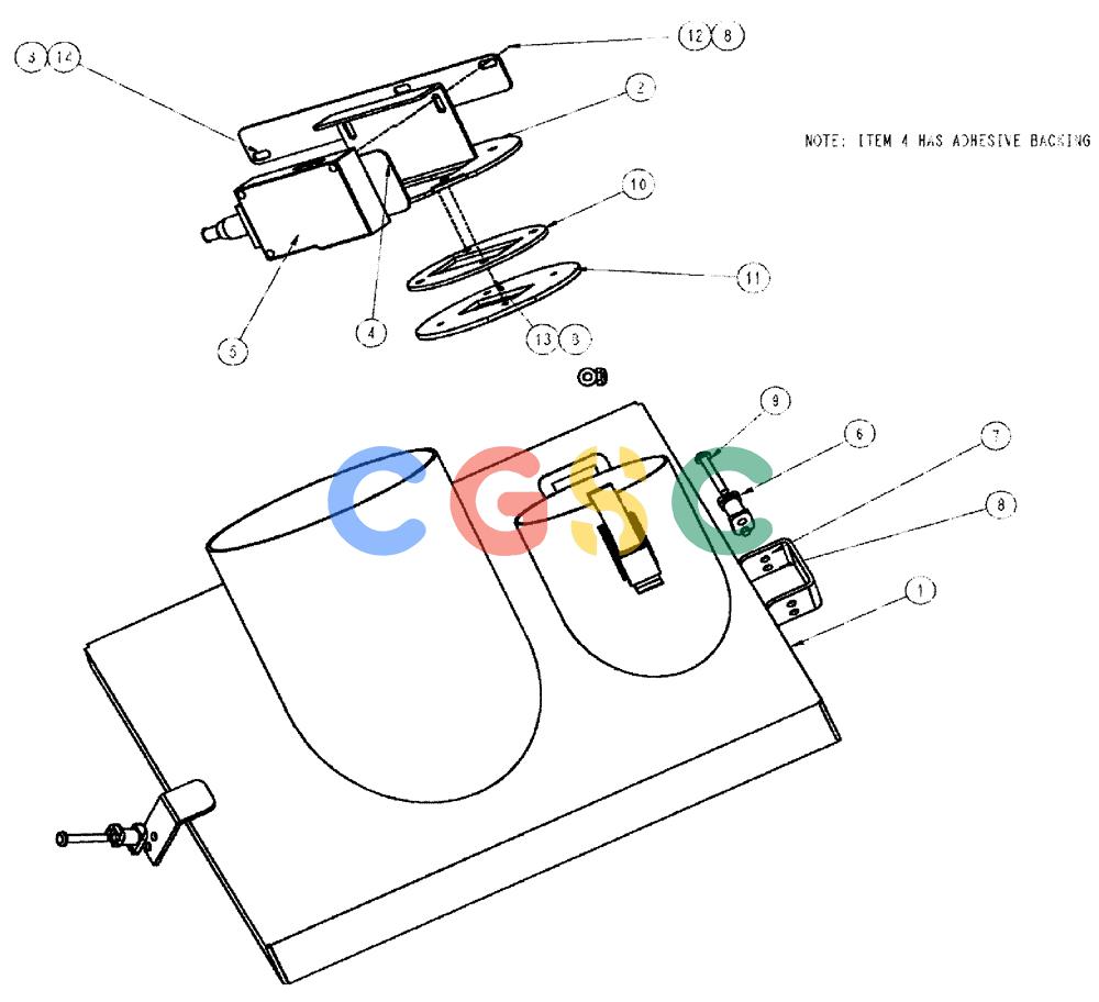 凯斯零件查询(810) - FLEX-AIR APPLICATOR - 2009 (9/09-12/11) (02-033) - COVER ASSEMBLY, LH BIN, W/ AUGER Case Agriculture