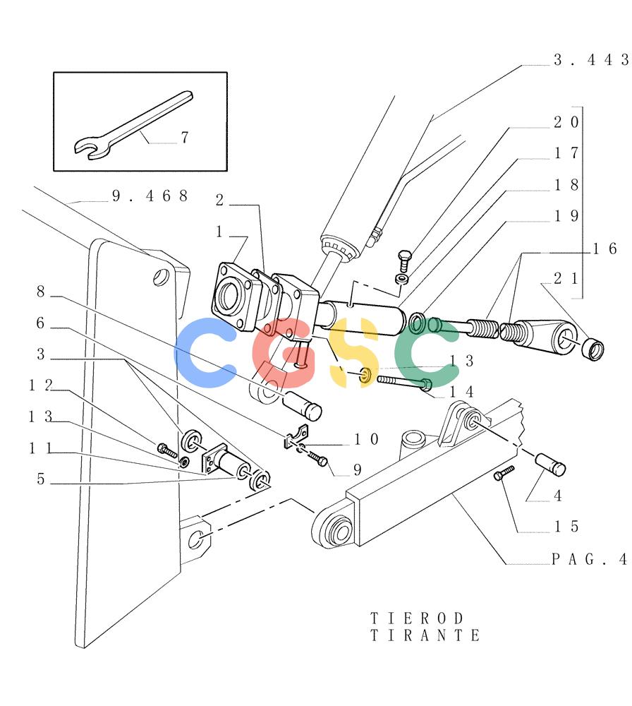 纽荷兰零件查询(DC180.B) - CRAWLER DOZER TIER 2 (3/03-) (9.467[05]) - BOOM AND LINKAGE HS - OPTIONAL CODE 76092990 - VERSION (03) New Holland Constructuion