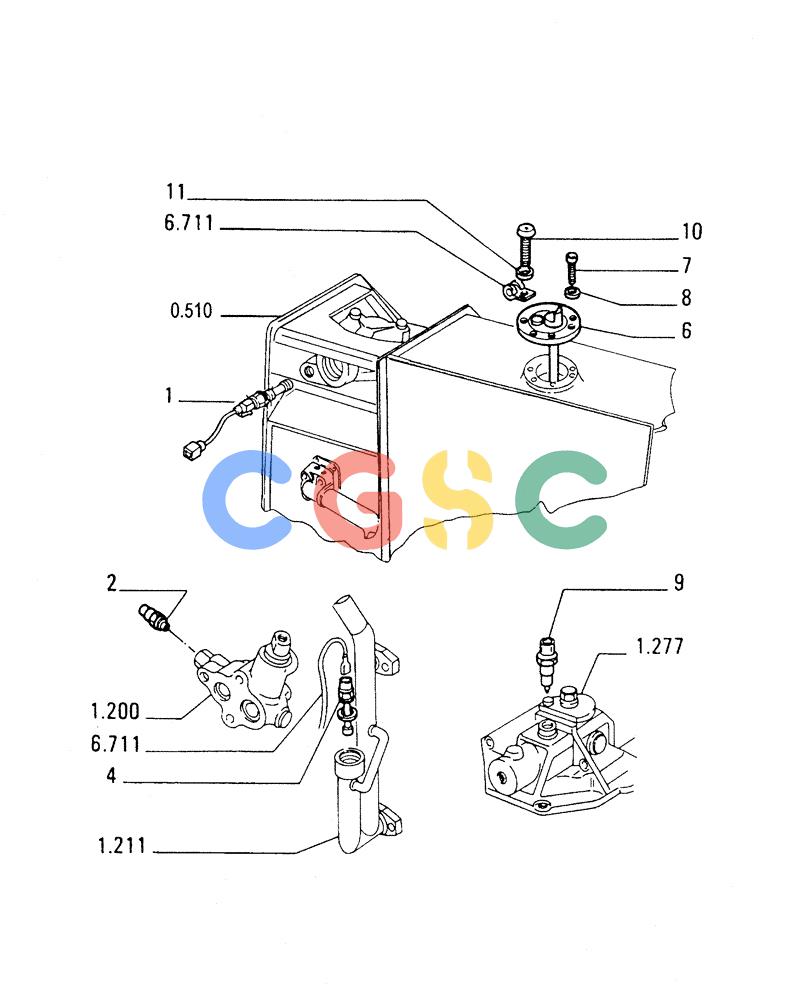 纽荷兰零件查询(FD175) - CRAWLER DOZER (N.A. VERSION)(S/N 061640 & AFTER) (1/93-) (6.712[04]) - ELECTRIC COMPONENTS New Holland Constructuion