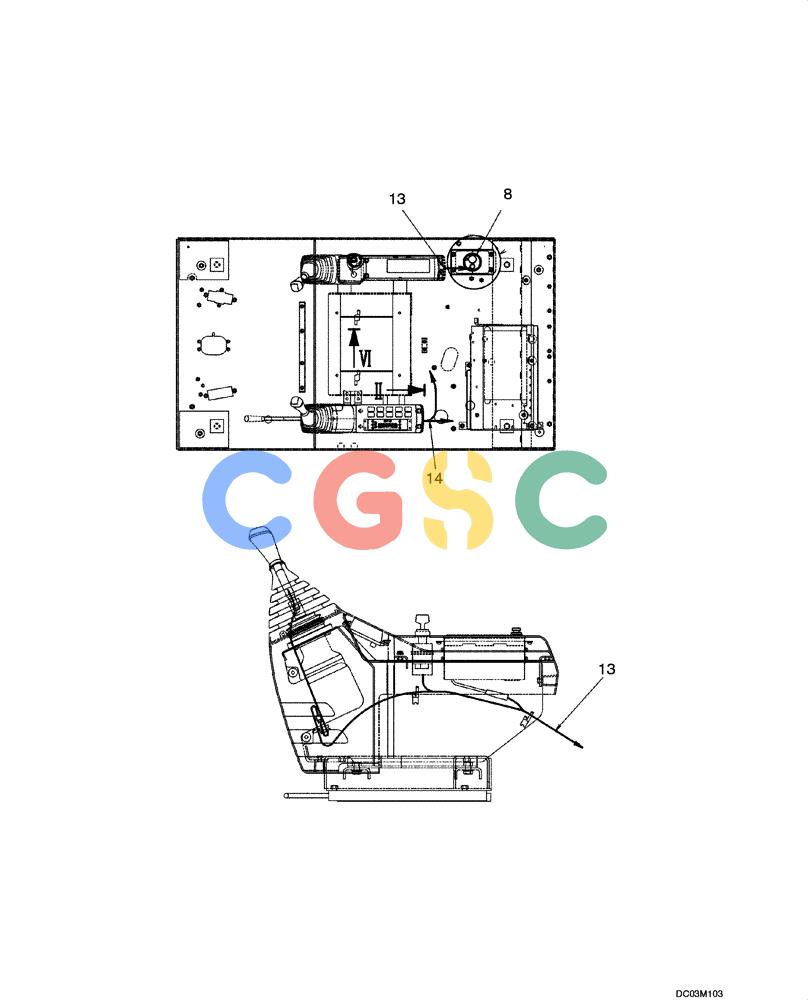 纽荷兰零件查询(EH160) - CRAWLER EXCAVATOR (9/03-) (04 -16[00]) - HARNESS ASSY (PLATE, FLOOR) New Holland Constructuion