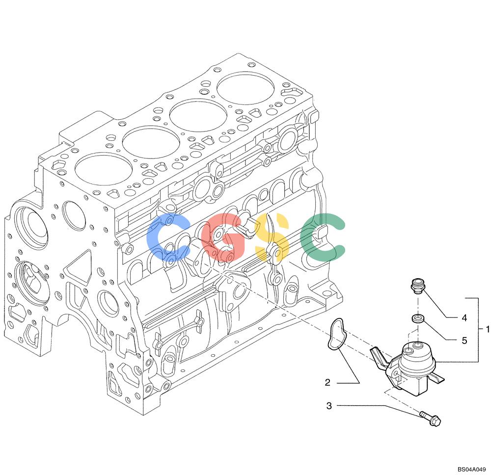 纽荷兰零件查询(DC85) - CRAWLER DOZER (8/04-) (03-11) - FUEL PUMP New Holland Constructuion