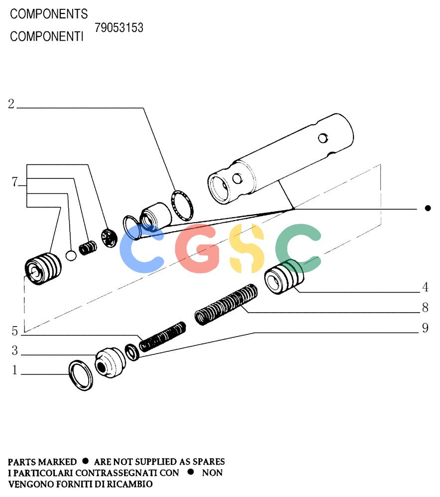 纽荷兰零件查询(FD145) - CRAWLER DOZER (N.A. VERSION) (10/98-) (1.211[09]) - TRANSMISSION - TRIMMER VALVE New Holland Constructuion