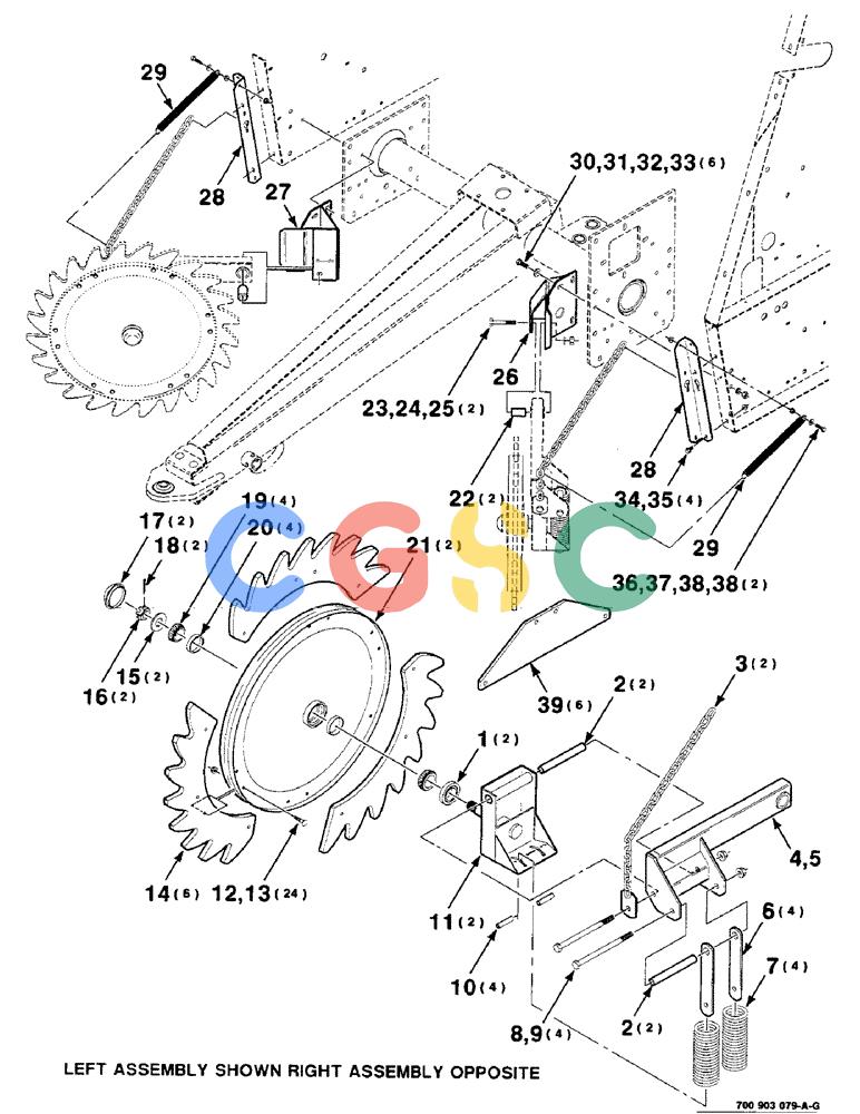 凯斯零件查询(8465T) - CASE IH ROUND BALER W/TRACTOR HYDRAULICS (1/91-12/97) (9-34) - GATHERING WHEEL KIT, HK50428 GATHERING WHEEL KIT COMPLETE, TO BE ORDERED THROUGH WHOLEGOODS ONLY Case Agriculture