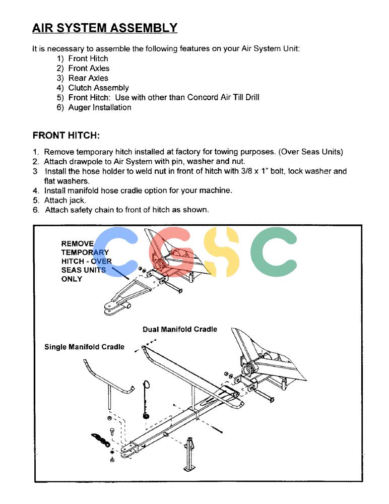 凯斯零件查询(3503) - CONCORD AIR SYSTEM (1/96-12/00) (A02) - AIR SYSTEM ASSEMBLY/FRONT HITCH Case Agriculture
