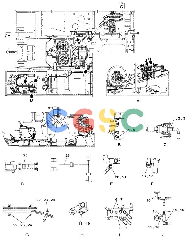 纽荷兰零件查询(E805) - CRAWLER EXCAVATOR TIER 3 (7/06-) (08-094-00[01]) - HYDRAULIC CIRCUIT - PLUG, BLANK-OFF (SMALL FLOW - PICK HAMMER) New Holland Constructuion