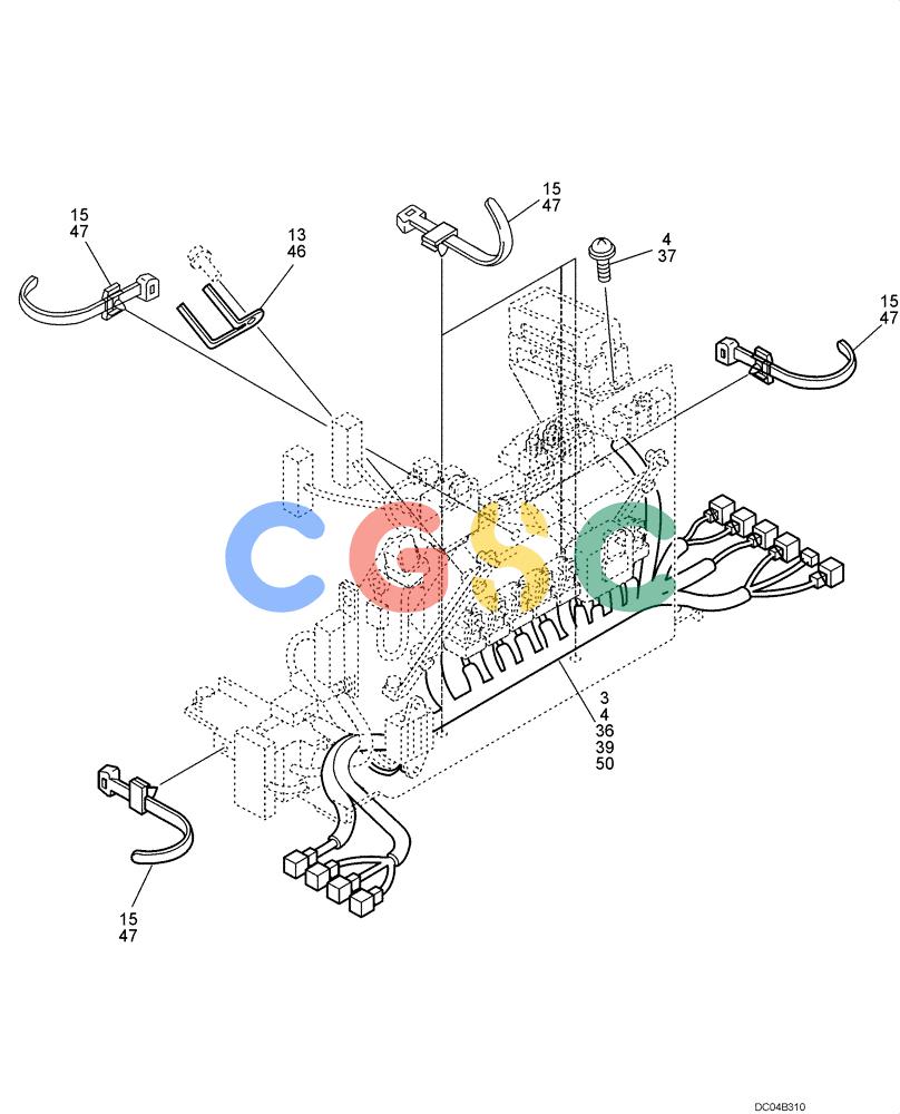 纽荷兰零件查询(EH130) - CRAWLER EXCAVATOR (3/04-) (04 -04[00]) - RELAY ASSY New Holland Constructuion