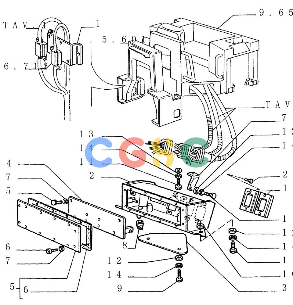 纽荷兰零件查询(FD145) - CRAWLER DOZER (N.A. VERSION) (10/98-) (6.711[03]) - ELECTRICAL SYSTEM - ELECTRIC WIRING New Holland Constructuion