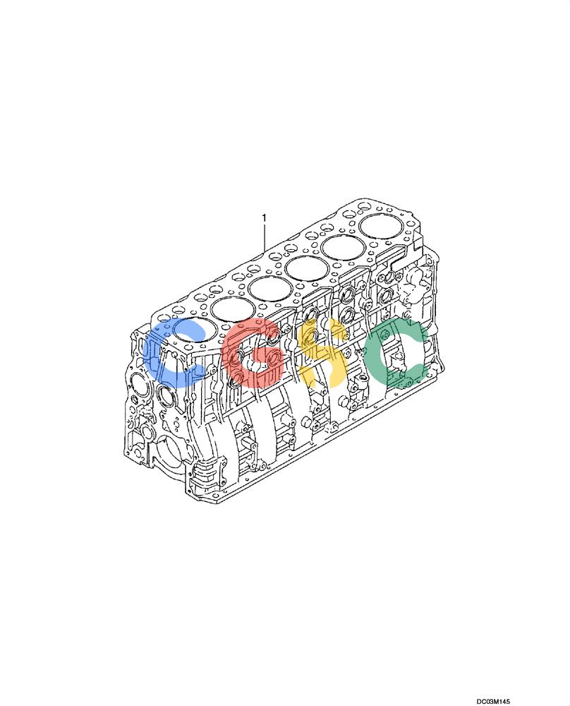 纽荷兰零件查询(E215) - CRAWLER EXCAVATOR (NA) - ASN N6DA21215 (1/06-) (02 -23[00]) - SERVICE CYLINDER BLOCK New Holland Constructuion
