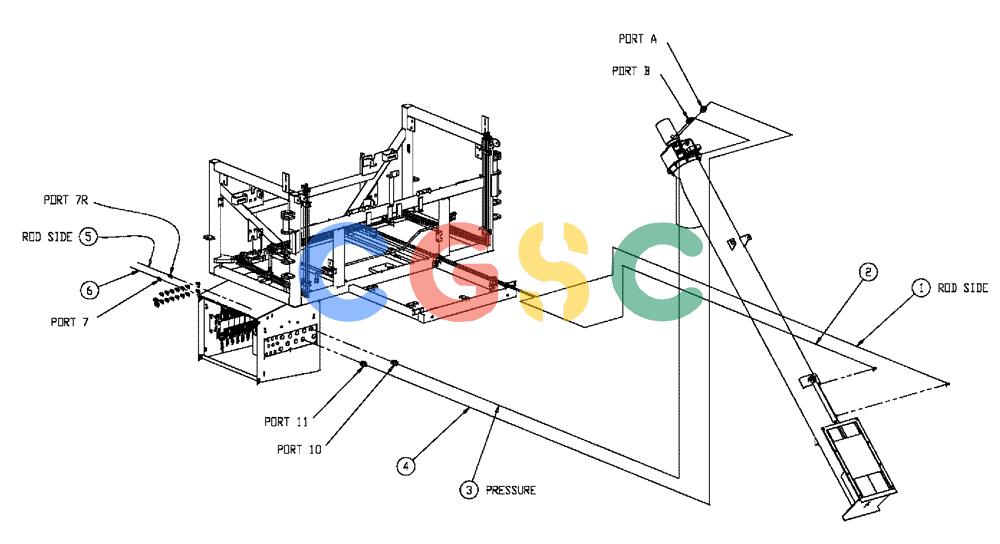 凯斯零件查询(438) - FLEX-AIR APPLICATOR - 2003 (3/03-10/03) (01-019) - MAIN AUGER HOSE GROUP Case Agriculture
