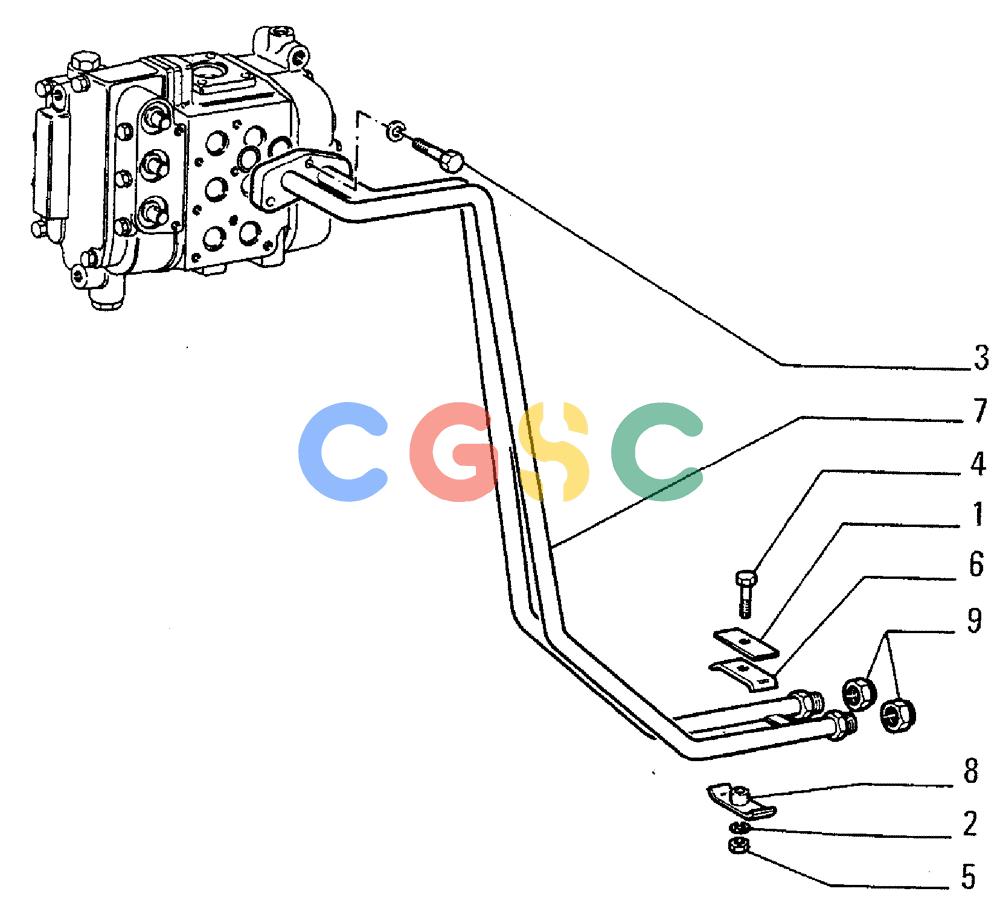 纽荷兰零件查询(FL5B) - CRAWLER LOADER (E3.02/4[001]) - HYDRAULIC SYSTEM New Holland Constructuion