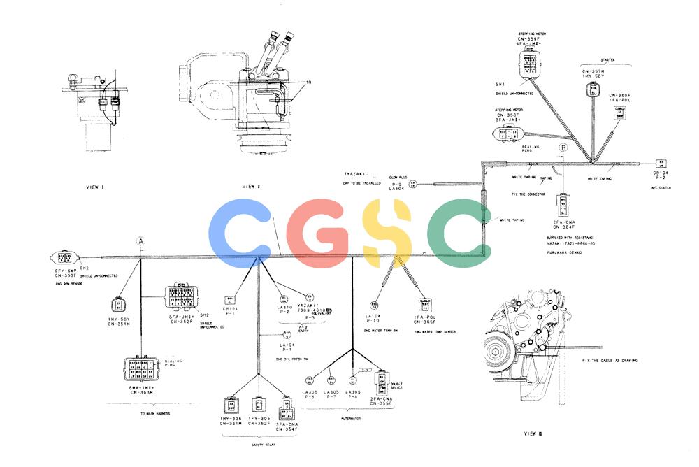 纽荷兰零件查询(EH80) - MIDI CRAWLER EXCAVATOR ASN LF04-02000 (N4TA18001 thru N4TA18010, ASN N5TA18011 -) (NA) (1/ (113) - HARNESS ASSEMBLY, ENGINE New Holland Constructuion