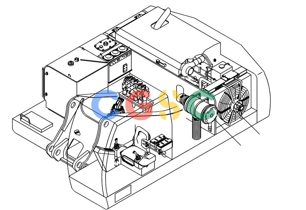 纽荷兰零件查询(EC350) - CRAWLER EXCAVATOR (2/00-) (13.010[002]) - MOTOR INSTALL.MATERIAL (S/N 735033-UP) New Holland Constructuion