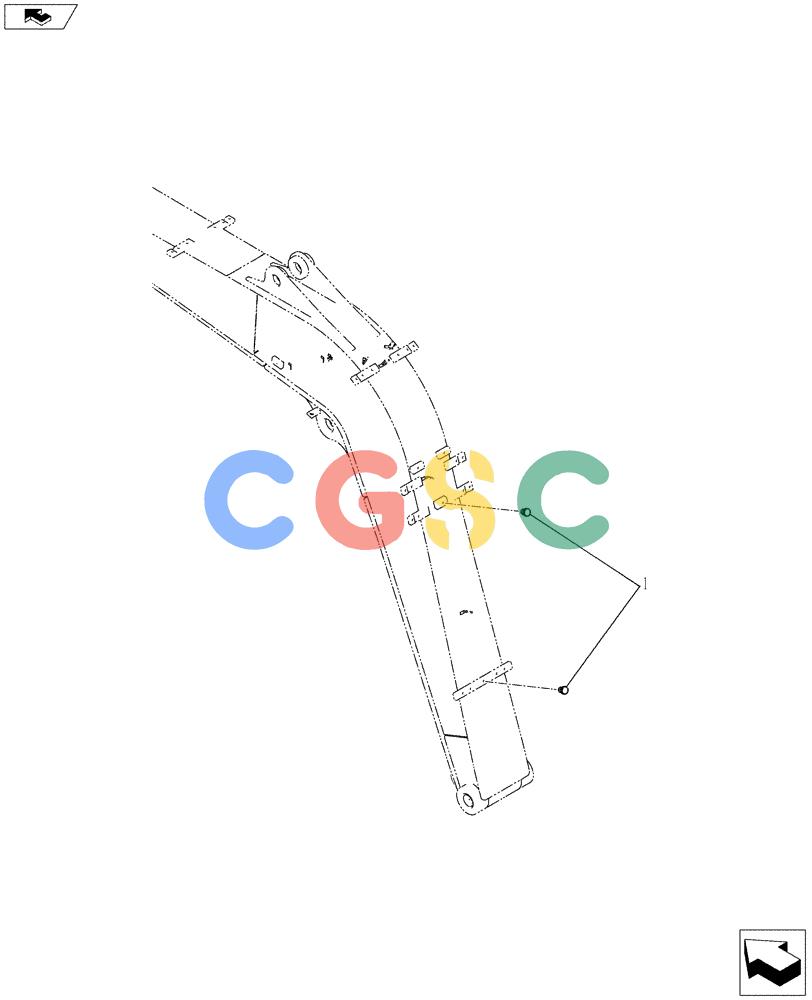 纽荷兰零件查询(E80BMSR) - COMPACT CRAWLER EXCAVATOR ASN LF06-04501 (NBTA18037) (03-009[00]) - CAP ASSEMBLY New Holland Constructuion