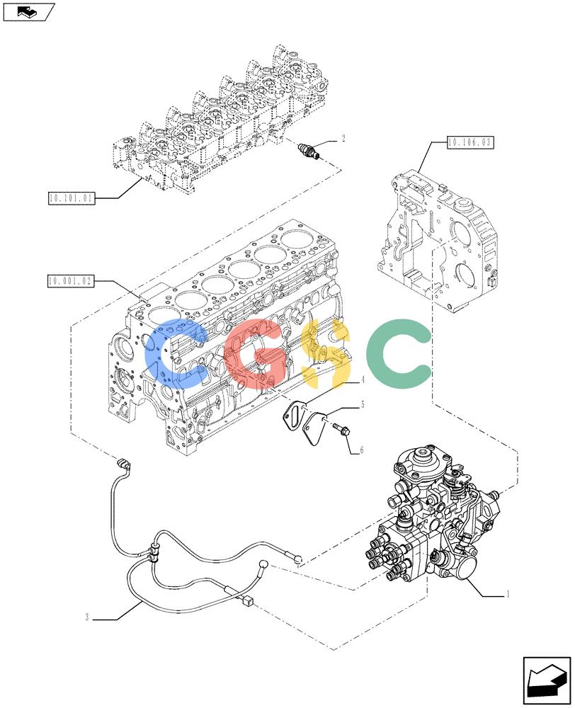 神钢零件查询(F4GE9684R J605) - ENGINE 5801404376 - 84370655 (11/13-) (10.247.01) - INJECTION PUMP (2854294 - 2855728) Kobelco