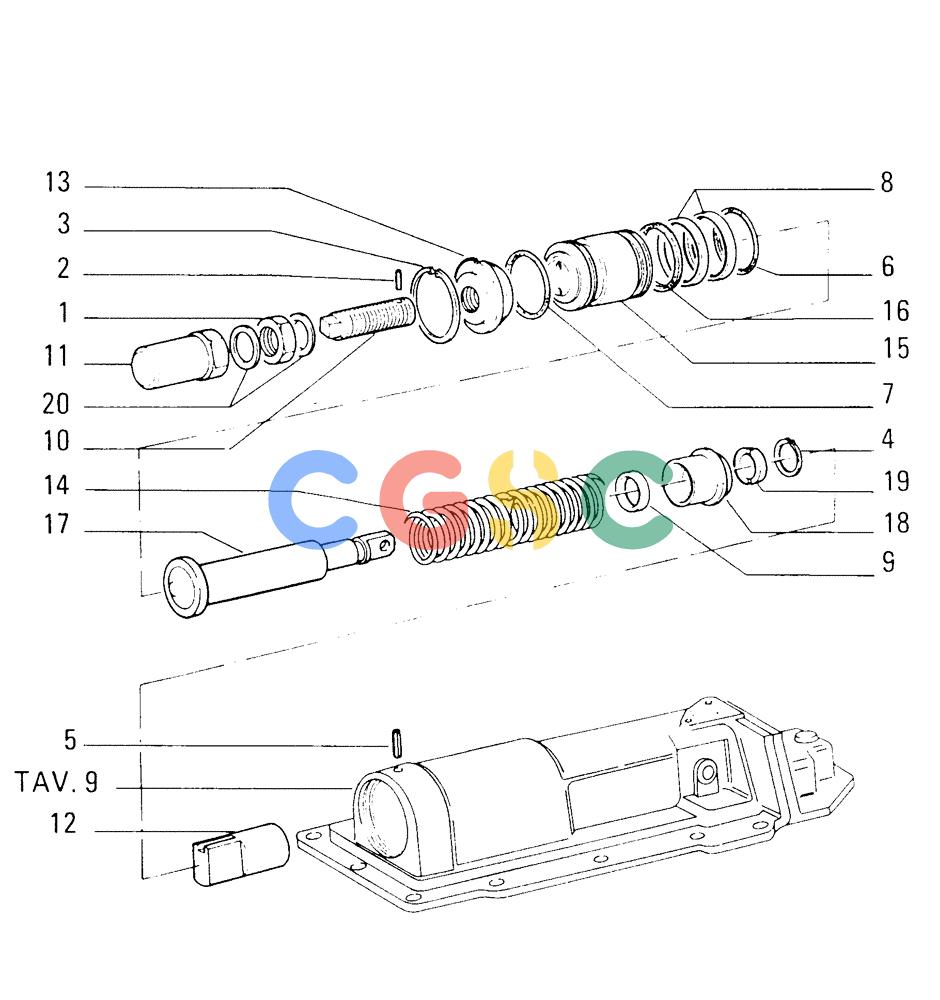 纽荷兰零件查询(FD175) - CRAWLER DOZER (N.A. VERSION)(S/N 061640 & AFTER) (1/93-) (1.277[10]) - BRAKES New Holland Constructuion