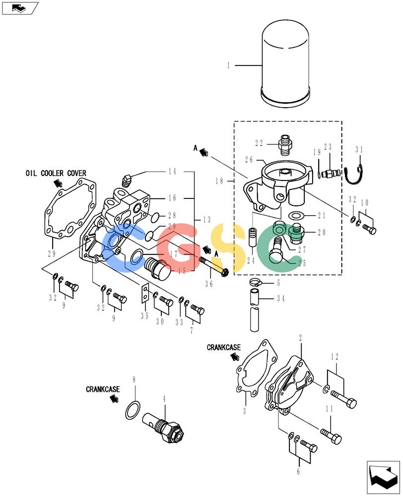 神钢零件查询(ED150-2) - BLADE RUNNER EXCAVATOR/DOZER ASN LH01-01001 (1/09-12/12) (08-023[00]) - OIL FILTER Kobelco