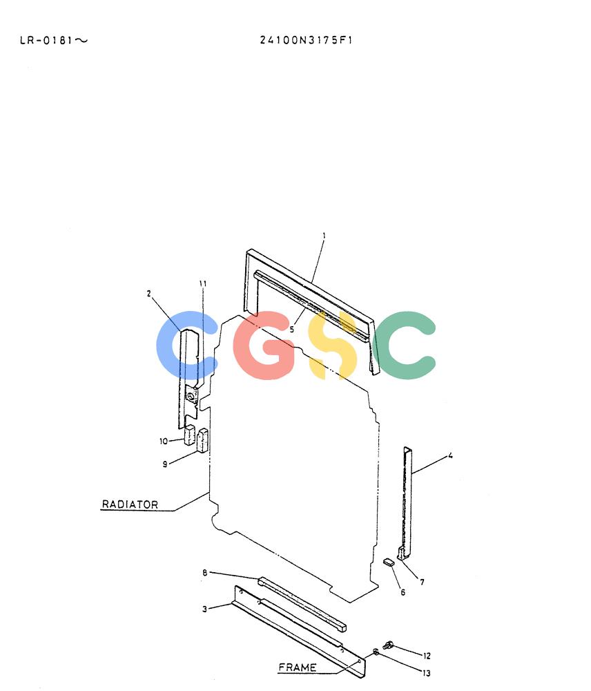 神钢零件查询(K914) - EXCAVATOR ASN LR-0143 (1/79-12/03) (02-029) - INSULATOR ASSY (FOR SILENT TYPE) P/N 24100N3175F1 Kobelco