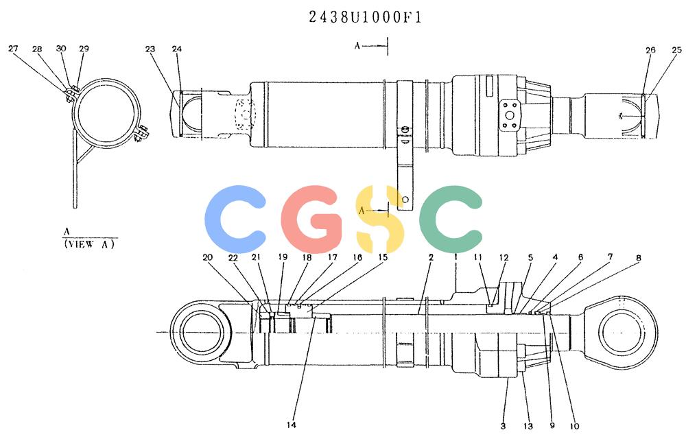 神钢零件查询(K909LC) - MARK II EXCAVATOR BTW LL1207 - LL1487 (1/87-12/03) (11-024) - PUMP ASSY, GEAR Kobelco