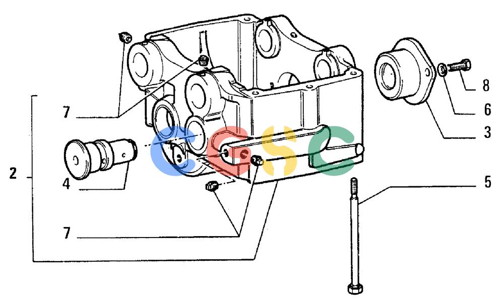 纽荷兰零件查询(FL5B) - CRAWLER LOADER (A1.04[001]) - ADDITIONAL VIBRATION DAMPER MASSES New Holland Constructuion