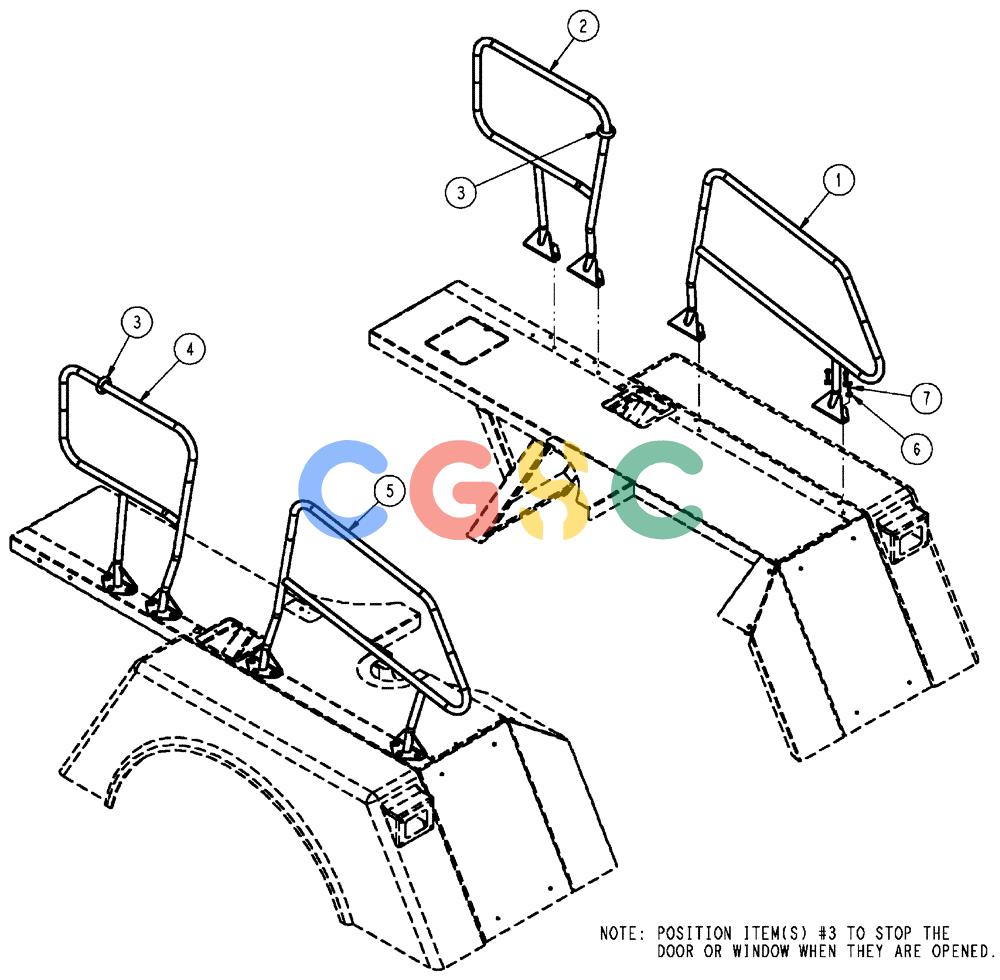 凯斯零件查询(FLX4010) - FLOATER (8/04-8/06) (04-011) - HANDRAIL GROUP, LIQUID Case Agriculture