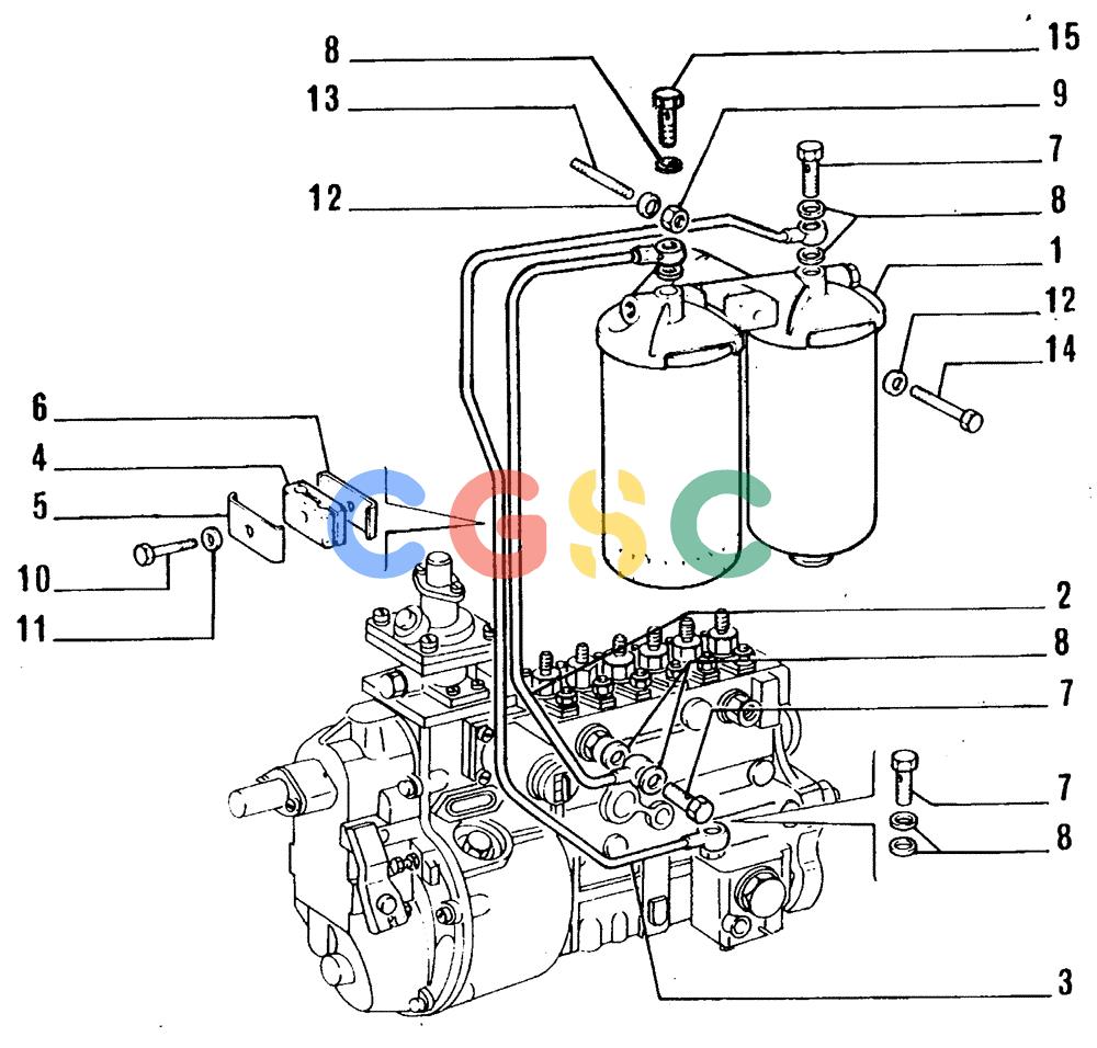 纽荷兰零件查询(FL14E) - CRAWLER LOADER (A2.24[003]) - FUEL INJECTION SYSTEM New Holland Constructuion