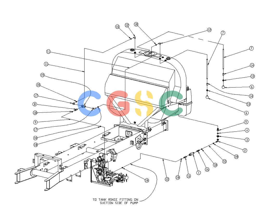 凯斯零件查询(438) - FLEX-AIR APPLICATOR - 1999 (2/99-3/03) (18-016) - TANK RINSE GROUP, FLEX-AIR Case Agriculture