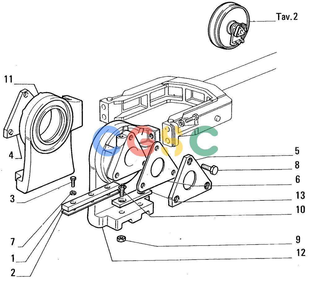 纽荷兰零件查询(FL14E) - CRAWLER LOADER (D3.34[001]) - IDLER WHEEL New Holland Constructuion