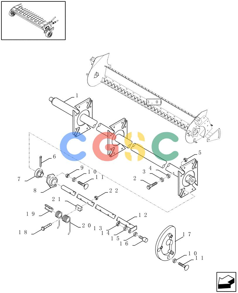 凯斯零件查询(RBX341) - SILAGE PACK ROUND BALER (3/03-12/05) (13.02[01]) - PICK-UP Case Agriculture