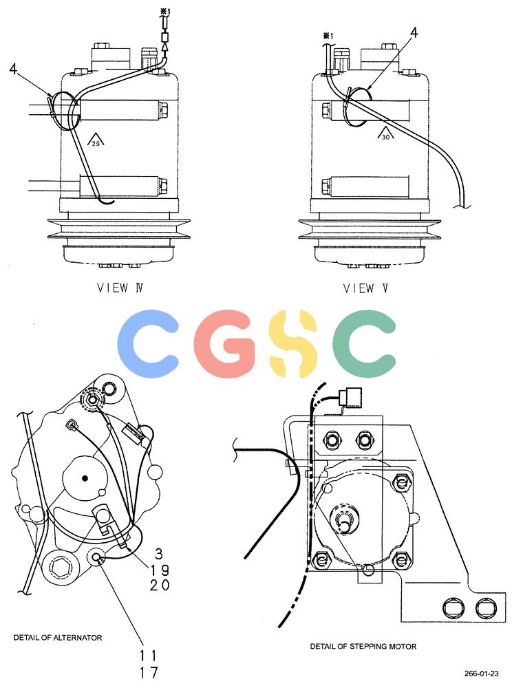 神钢零件查询(ED190LC-6E) - BLADE RUNNER EXCAVATOR/DOZER BTW YL03U0136 - YL03U0292 (1/05-12/06) (01-079[02]) - HARNESS ASSEMBLY (ENGINE) Kobelco