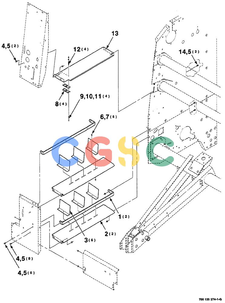 凯斯零件查询(RS561A) - CASE IH ROUND BALER (1/99-12/00) (7-026) - TWINE BOX ASSEMBLY Case Agriculture