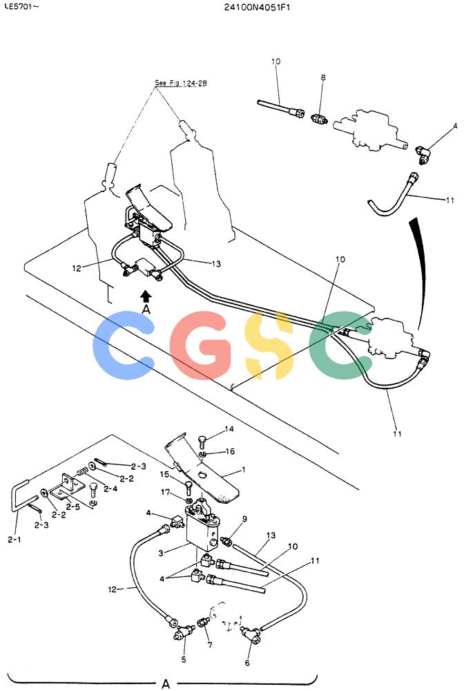 神钢零件查询(K903C) - EXCAVATOR ASN LE5701 (1/87-12/03) (07-003) - CONTROL ASSY (EXTRA) Kobelco