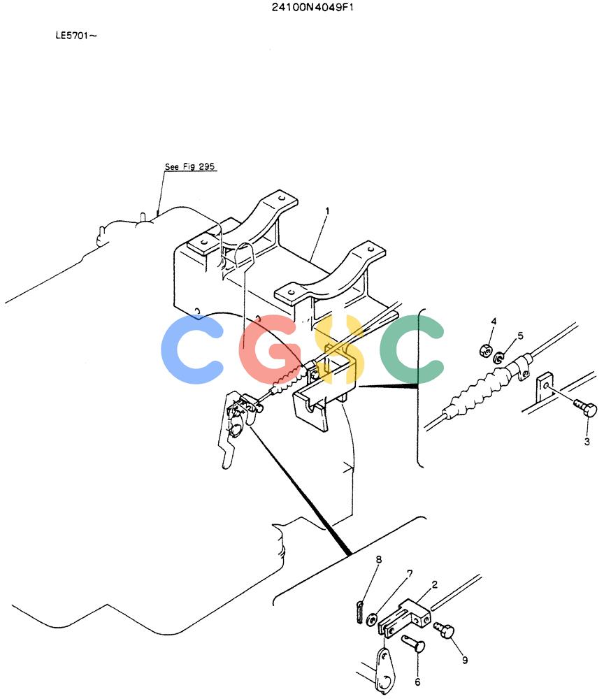 神钢零件查询(K903C) - EXCAVATOR ASN LE5701 (1/87-12/03) (04-010) - CONTROL ASSY, ENGINE Kobelco