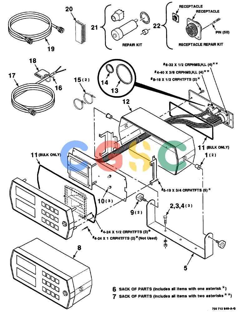 凯斯零件查询(8575) - CASE IH MID-SIZE RECTANGULAR BALER (NORTH AMERICA) (1/95-12/00) (04-004) - CONSOLE CONTROL BOX ASSEMBLY Case Agriculture
