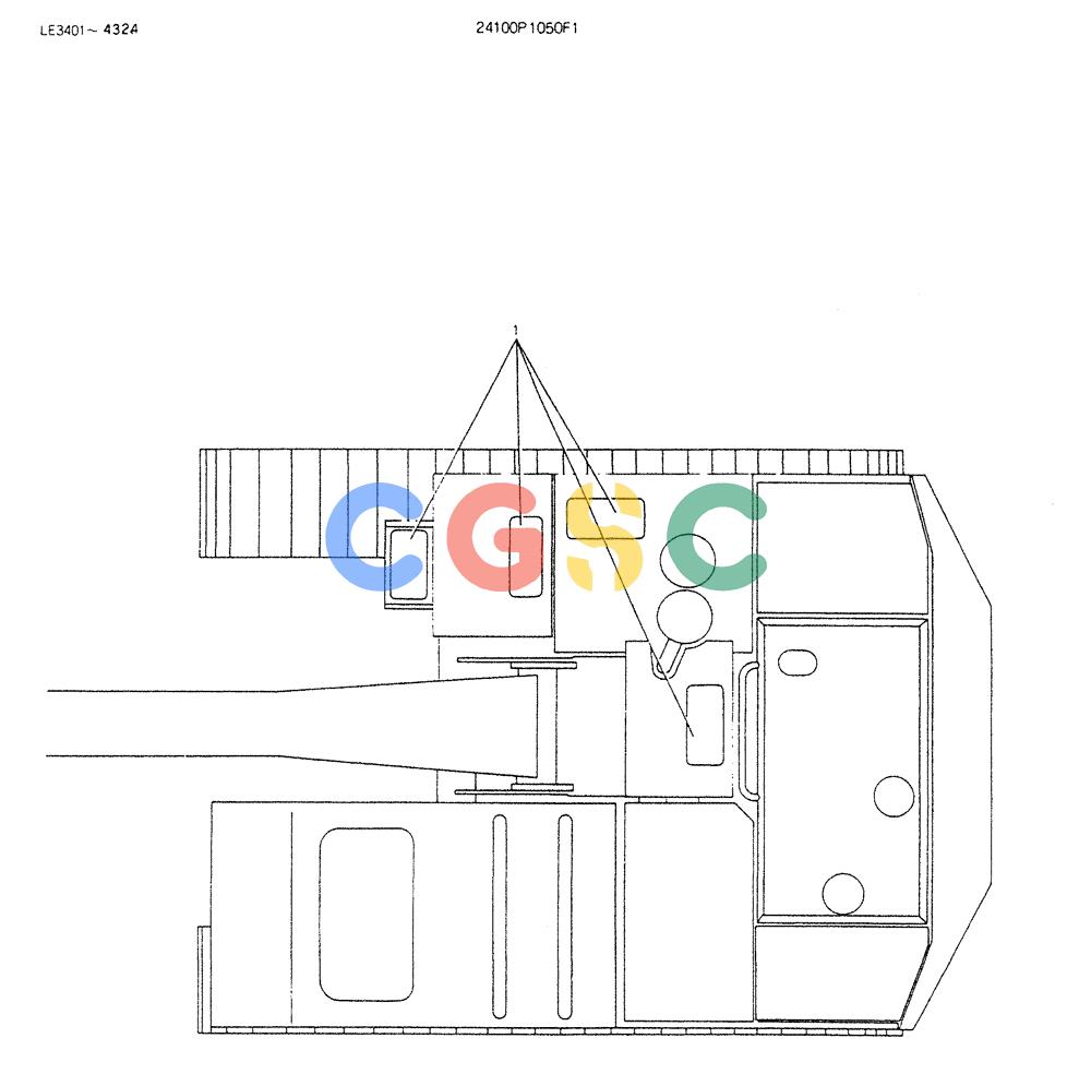 神钢零件查询(K903B) - EXCAVATOR ASN LE3401 (1/85-12/03) (12-010) - LABEL, NAME PLATE P/N 24100P1050F1 Kobelco