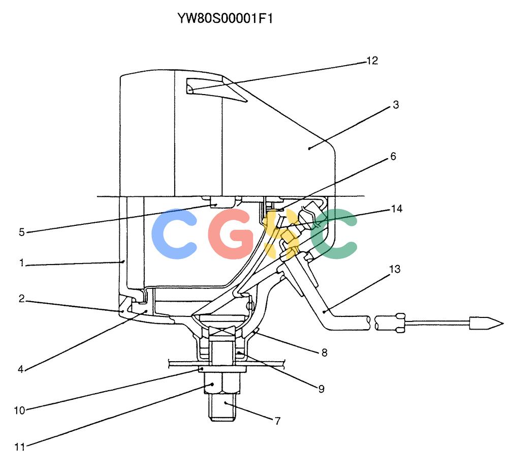 纽荷兰零件查询(E235SRLC) - CRAWLER EXCAVATOR BTW YU04-00837 - YU04-01417 (07-002) - LIGHT ASSY New Holland Constructuion