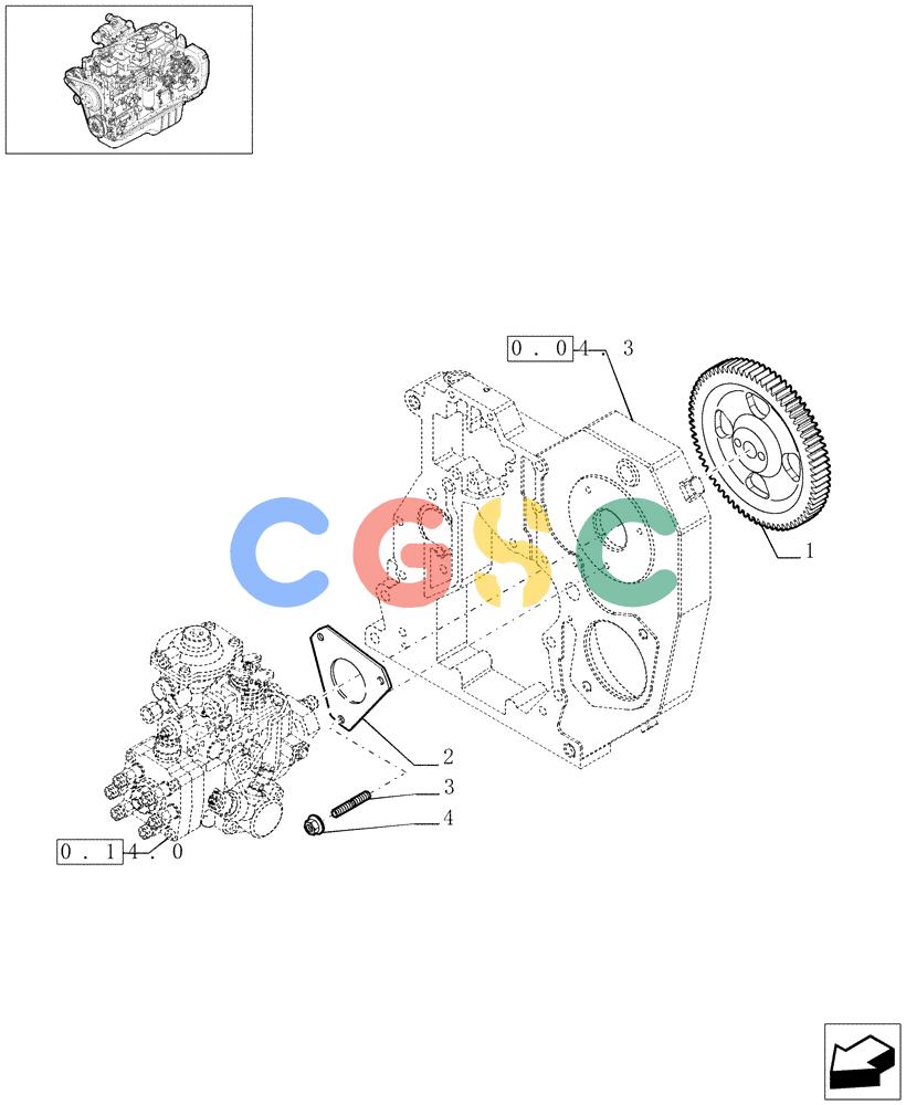 神钢零件查询(F4GE9684C J600) - ENGINE 504124795 - 920019900 (1/13-) (0.14.2[01]) - INJECTION PUMP - CONTROL (504066547) Kobelco