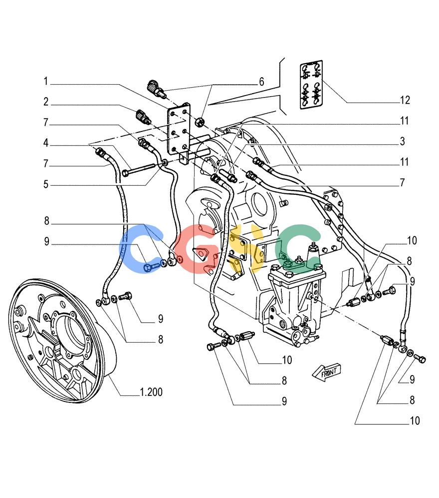 纽荷兰零件查询(FL145) - CRAWLER LOADER (N.A. VERSION) (11/98-) (9.756[01]) - TRANSMISSION DIAGNOSTIC SYSTEM New Holland Constructuion