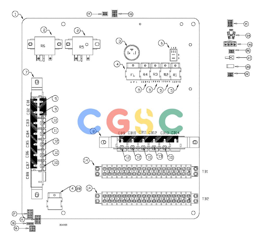 凯斯零件查询(FLX3330B) - FLOATER (12/99-9/02) (08-002) - ELECTRICAL PANEL ASSEMBLY Case Agriculture