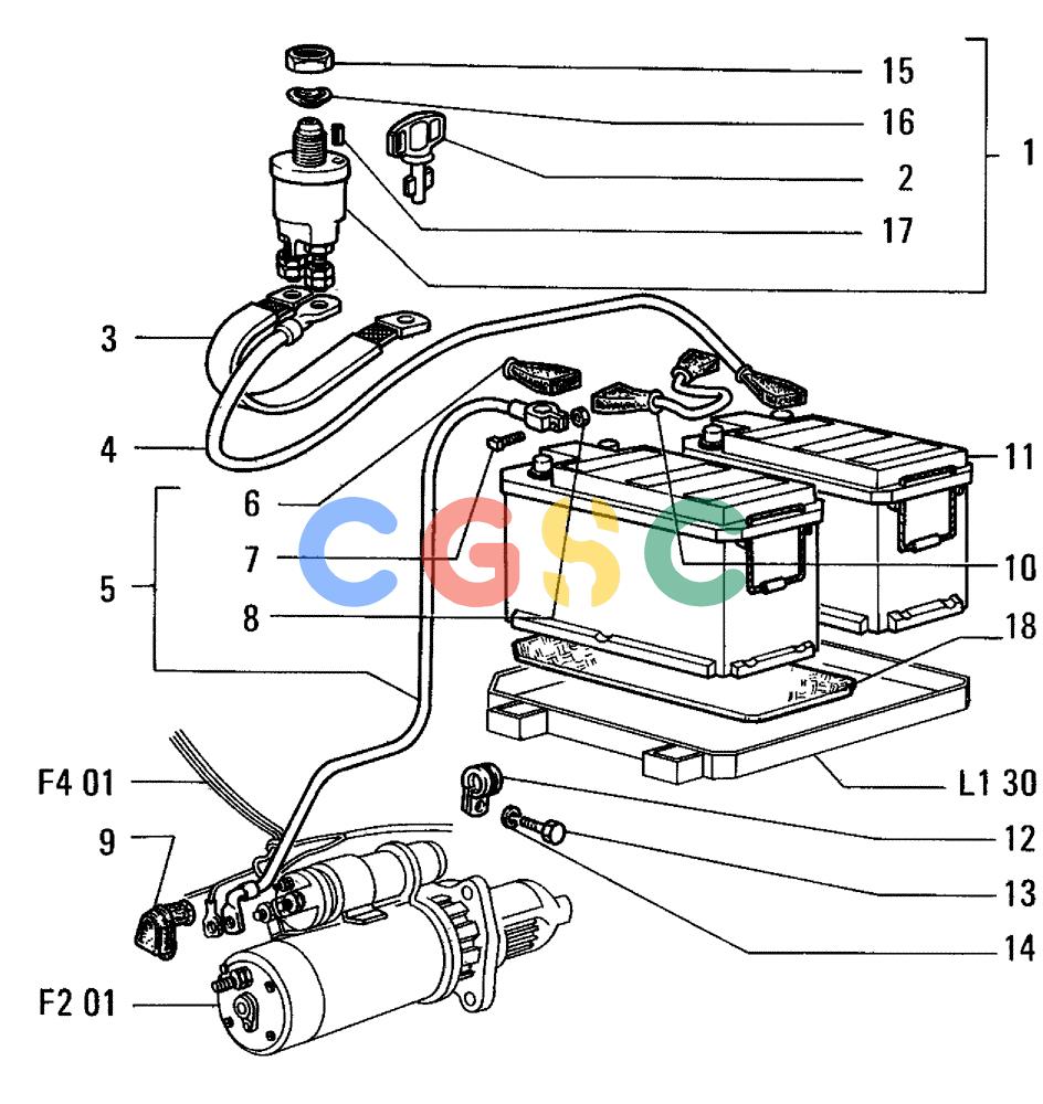 纽荷兰零件查询(FL14E) - CRAWLER LOADER (F3.01[001]) - CURRENT GENERATING SYSTEM New Holland Constructuion