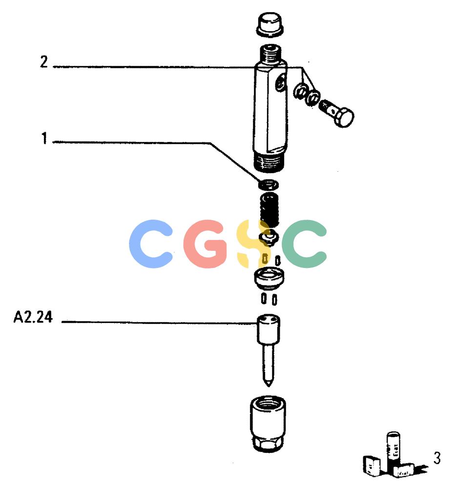 纽荷兰零件查询(FL5B) - CRAWLER LOADER (A2.35/2[001]) - NOZZLE HOLDER New Holland Constructuion
