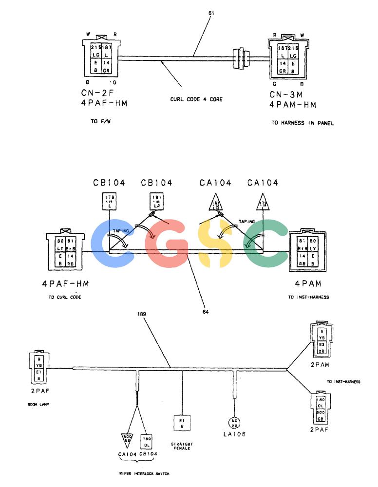 纽荷兰零件查询(EH80) - MIDI CRAWLER EXCAVATOR ASN LF04-02000 (N4TA18001 thru N4TA18010, ASN N5TA18011 -) (NA) (1/ (064) - CAB ASSEMBLY New Holland Constructuion