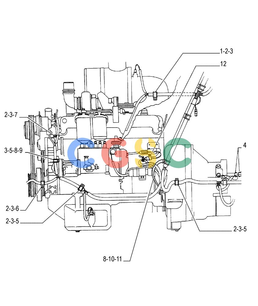 纽荷兰零件查询(FL145) - CRAWLER LOADER (N.A. VERSION) (11/98-) (6.711[03]) - ELECTRICAL SYSTEM - ELECTRIC WIRING New Holland Constructuion