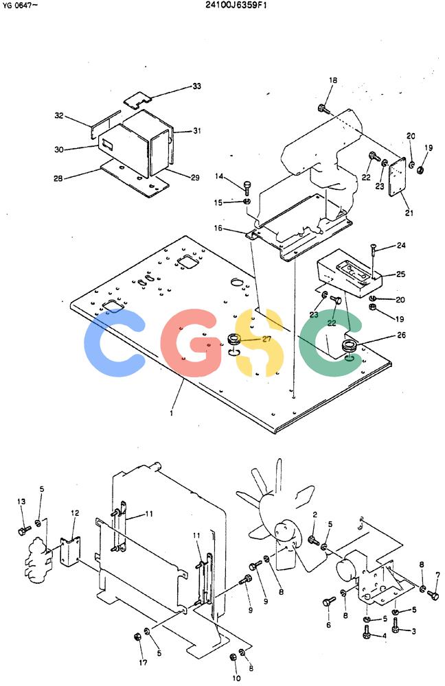 神钢零件查询(MD180LC) - EXCAVATOR ASN YG0647 (1/80-12/06) (08-006) - CONDITIONER ASSY, AIR Kobelco
