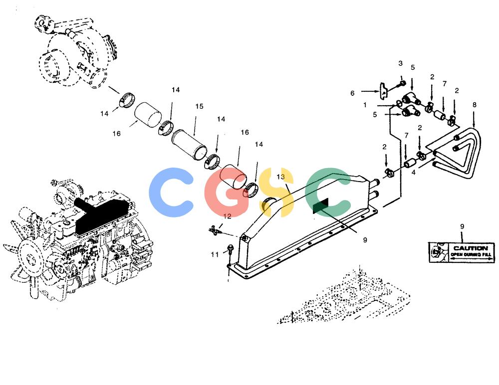 纽荷兰零件查询(AD250 (3.5 VERSION)) - ARTICULATED DUMP TRUCK (7/01-) (0.329[01]) - FILTER - ENGINE COOLING SYSTEM New Holland Constructuion