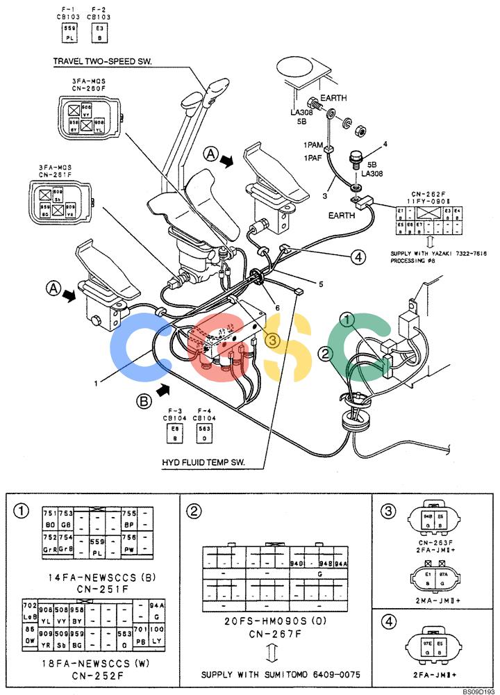 神钢零件查询(NIBBLER) - & BREAKER - SK70SR-1E SHORT RADIUS EXCAVATOR ASN YT02-04001 (4/03-12/04) (06-081[01]) - UPPER HARNESS ASSEMBLY, (YT13E00028F2), PAGE 1 OF 2 Kobelco
