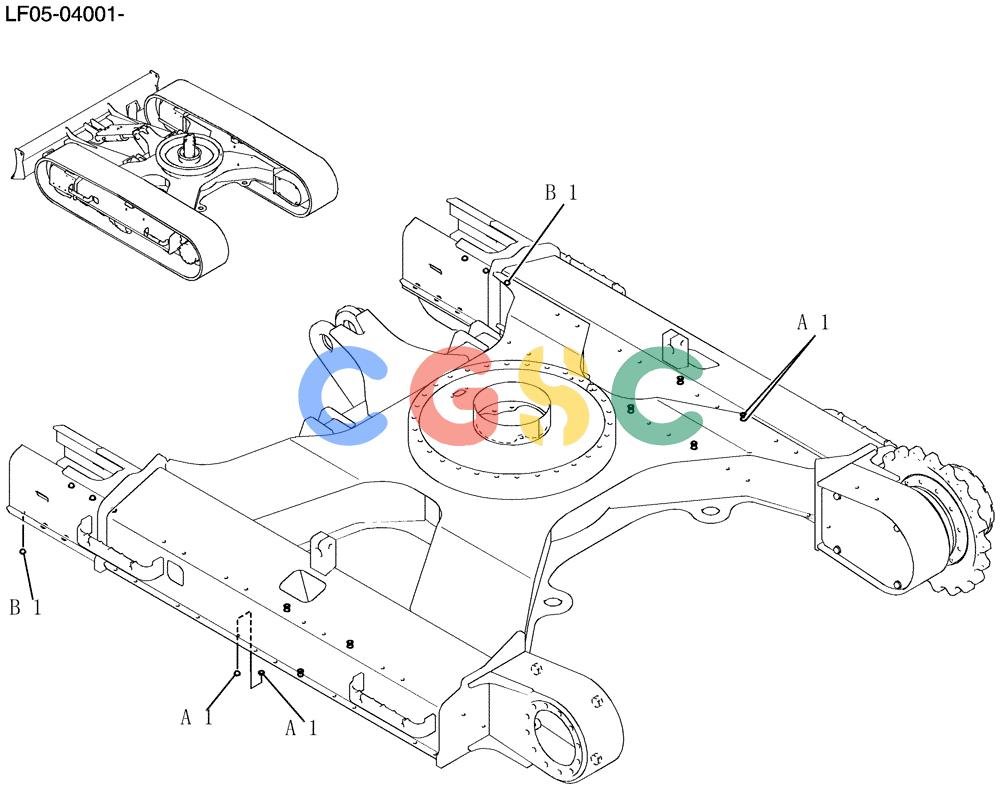 纽荷兰零件查询(E80BMSR) - CRAWLER EXCAVATOR ASN LF05-04001 - (N8TA18060) (338-18[1]) - CAP ASSY New Holland Constructuion