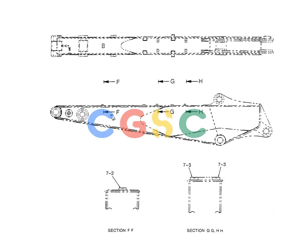 神钢零件查询(NIBBLER) - BREAKER & EXTRA ATTACHMENTS - SK200SR & SK200SRLC (1/01-12/06) (02-006[02]) - ARM, 2.6M Kobelco