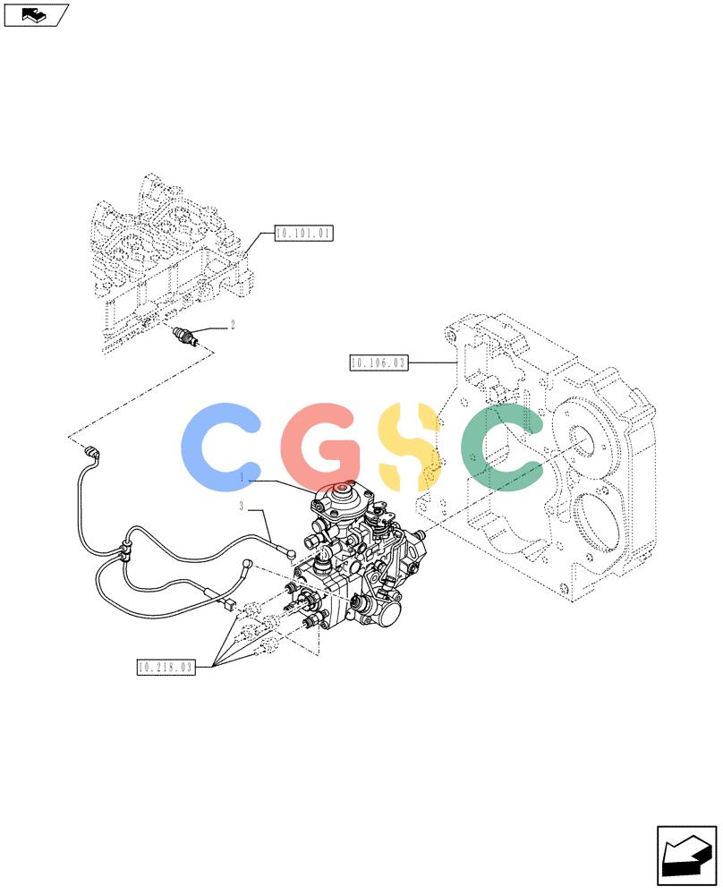 神钢零件查询(F4GE9484C J602) - ENGINE 504242281 - 84473213 (1/14-) (10.240.01) - INJECTION PUMP (2856206) Kobelco
