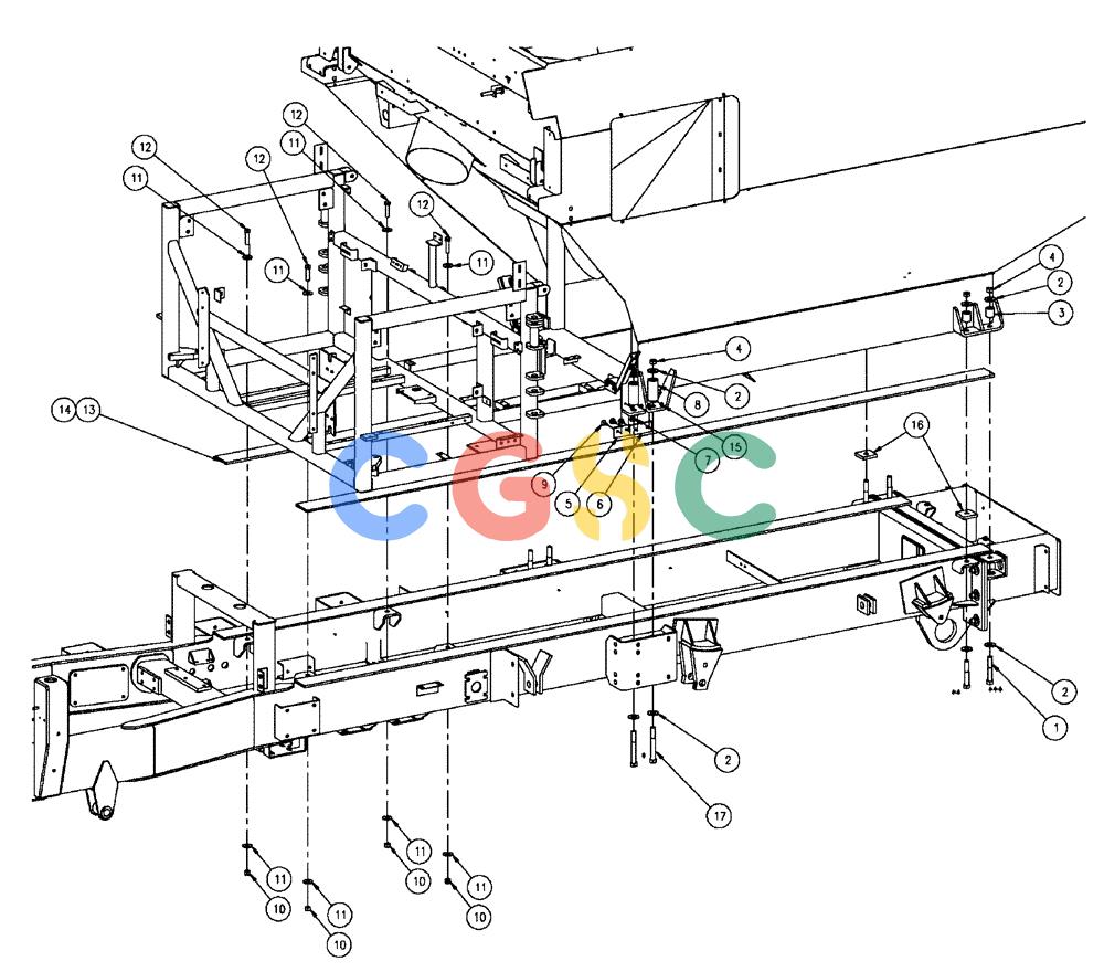 凯斯零件查询(438) - FLEX-AIR APPLICATOR - 2003 (3/03-10/03) (05-004) - MOUNT GROUP, FLEX-AIR® Case Agriculture
