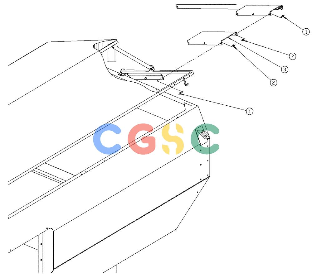 凯斯零件查询(438) - FLEX-AIR APPLICATOR - 1999 (2/99-3/03) (23-002) - FLIPTOP HANDLE EXTENSION Case Agriculture